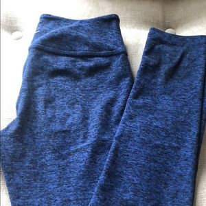 Beyond Yoga blue spacedye leggings